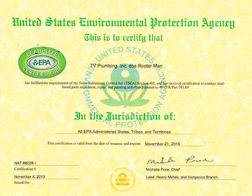 EPA Lead Safe Certified